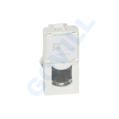 Program Mosaic LCS2 RJ45 aljzat Cat 5e UTP, 1 modul, fehér