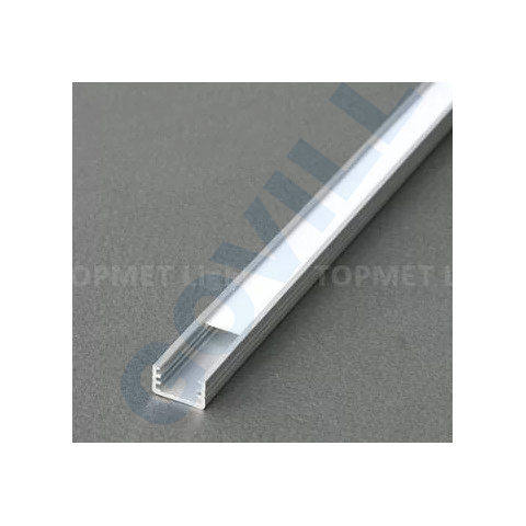 TOPMET 89030020 LED profil Slim 8 AC2/Z, eloxált 2m/szál