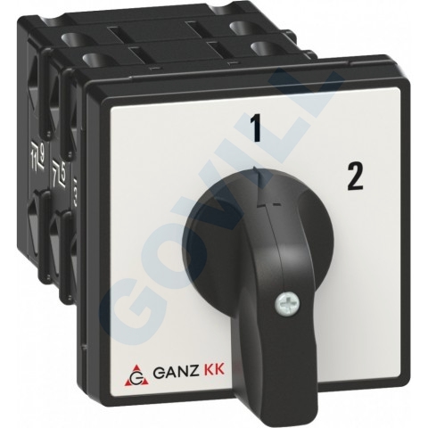 Ganz KK1-32-6004 / átkapcsoló 0 állás nélkül / nyitott / 3P / 32A / 60fok