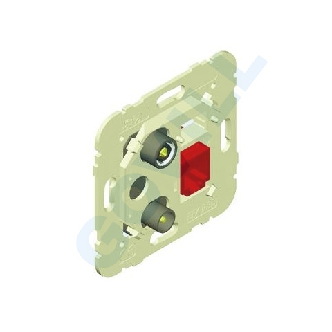 Logus90, EFAPEL, 21535 R-TV+RJ45+optikai aljzat, csillagpontos