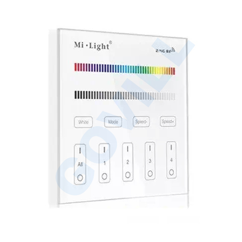 Mi-Light T3,Group Control RGBW fali RGB Fali RGB, fehér LED szalag távirányító panel, 230V