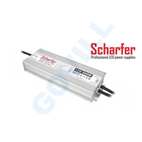 Scharfer LED Tápegység 300W 12V 25A IP67 
