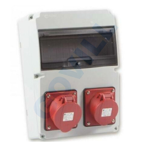 Tp Electric Ipari doboz szerelt 220x300-1x(5P16A)+1x(5P32A) IP44