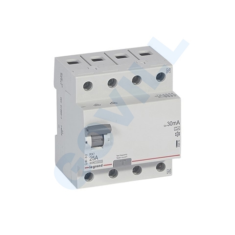 Legrand RX3 Fi-relé 4P 25A 30mA