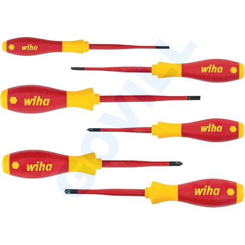 Wiha SoftFinish slimFix 1000 V szigetelt csavarhúzó készlet, lapos, Phillips 