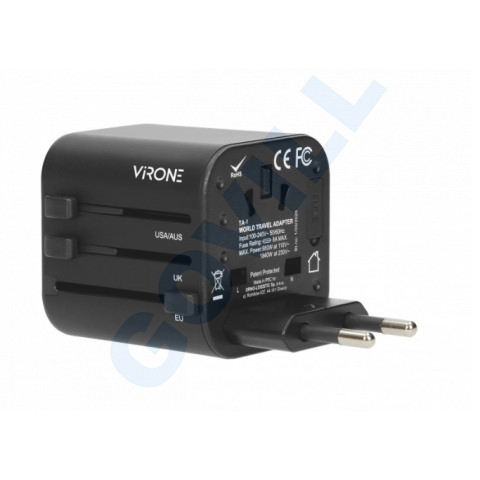 Orno utazóadapter Viron TA-1