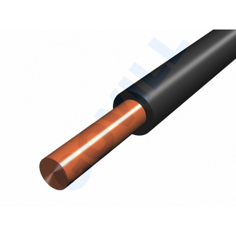 MCu 1.5mm tömör erű rézvezeték, szürke (H07V-U)
