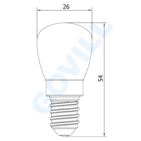 UltraTech LED parföm izzó E14 1,5W 100 lumen 4000K 280fok 15000óra