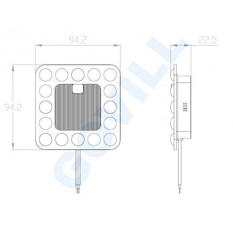 UltraTech LED cseremodul 14W 4000K 1400lm