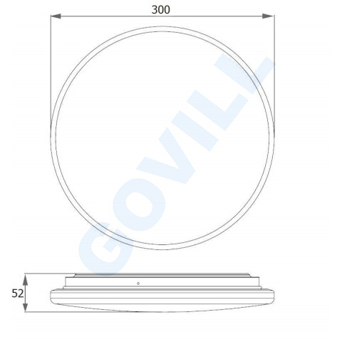 UltraTech LED mennyezeti lpt. 20W 1700lm 4000K IP20