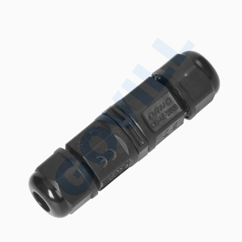 Orno Vízálló, IP68, MINI csatlakozó elem, egyenes, 1 be-, 1 kimenet, 3x1,5mm2, 450V/30A