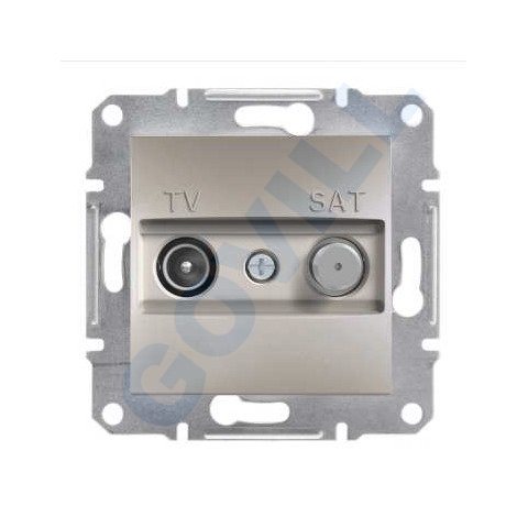 ASFORA TV/SAT aljzat, átmenő, 8 dB, bronz 