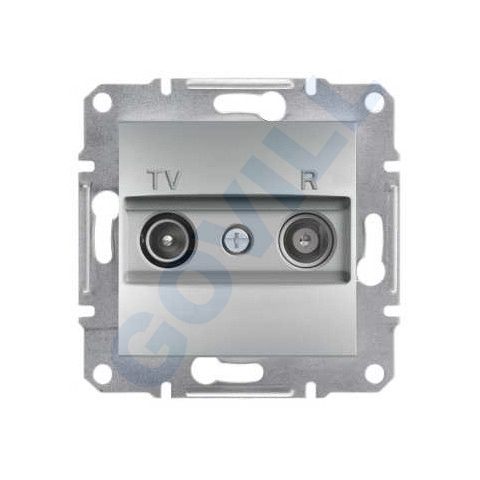 ASFORA TV/R aljzat, átmenő, 4 dB, alumínium 