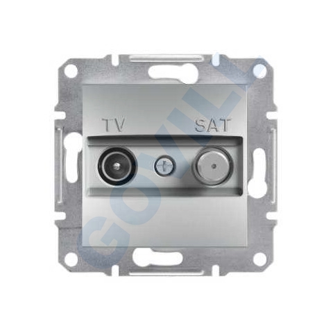 ASFORA TV/SAT aljzat, végzáró, INDIV., 1 dB, alumínium