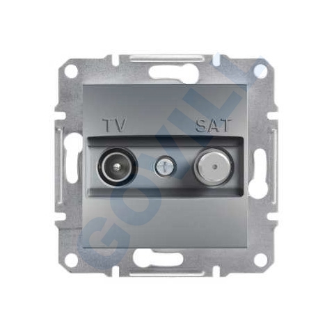 ASFORA TV/SAT aljzat, átmenő, 4 dB, acél 