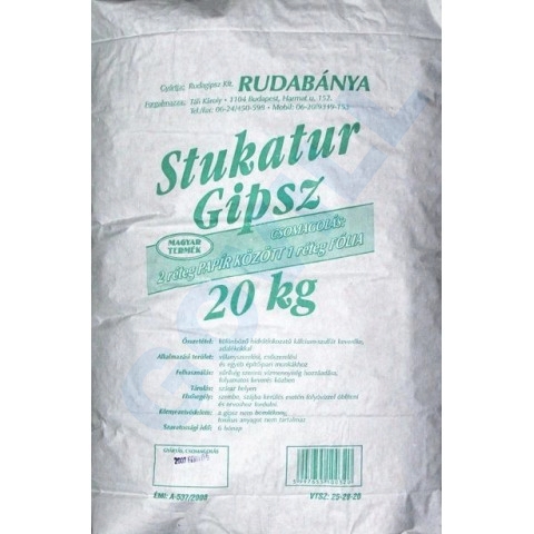 Gipsz (stukatúr) 20kg