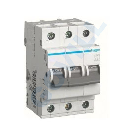 Hager Kismegszakító 3P, C-13A, 4,5kA, 3M