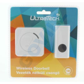 UltraTech csengő UT-WD136 vezeték nélküli, jelzőfénnyel