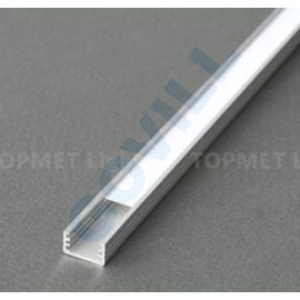 TOPMET 89030020 LED profil Slim 8 AC2/Z, eloxált 2m/szál
