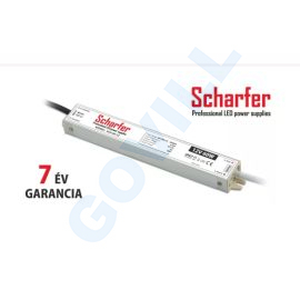 Scharfer LED tápegység 60W, 12V DC, 170-250V/AC, IP67 