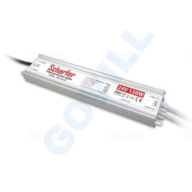 Scharfer LED tápegység  150W, 24V DC, 175-250V/AC, IP67 