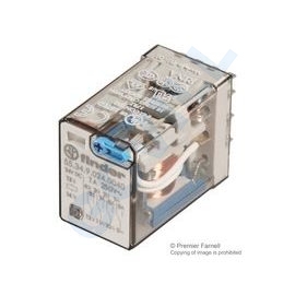 Finder Relé, miniatűr ipari dugaszolható kivitel, 12V/DC
