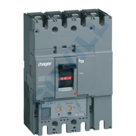 Hager Kompakt megszakító h630, 3P, 630A, 50kA, áll. LSI elektr. kioldóval 