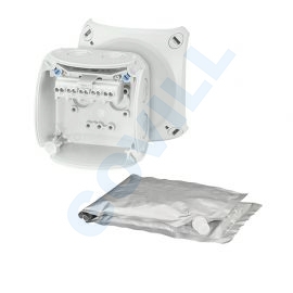 Hensel WP0202G Kábelösszekötő doboz, vízálló,  tömítőanyaggal és tömítődugóval
