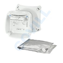 Hensel WP0402G  kábelösszekötő doboz kiöntőmasszával IP66-68 104x104x70