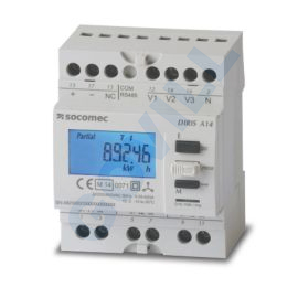 Mersen Socomec DIRIS A14 multifunkciós mérőműszer RS485 (ModBus) kommunikációval + MID tanúsítvánnyal 