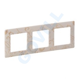 Legrand Valena Life hármas keret, rokokó elefántcsont L754113