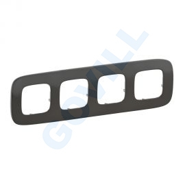 Legrand Valena Allure négyes keret, sötét nikkel L755514
