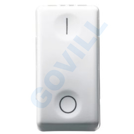 Gewiss System kapcsoló 2Pólus 2Modul 16AX, fehér