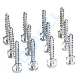 Hager Teto/keret rögzíto csavarkészlet süllyesztett VF-hez (12db) 110mm x 10mm x 100mm Golf