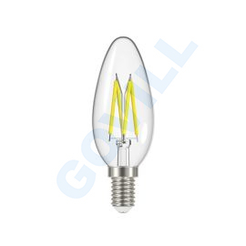 UltraTech LED filament gyertya izzó E14 6,5W 806lm 4000K 300fok 15000óra