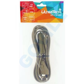 UltraTech zsinórközi kapcsoló, 2,5m vezetékkel, arany 2x0,75mm2, H03VVH2-F kábellel