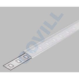 TOPMET 89000216 LED profil takaró Slim, víztiszta