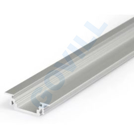 TOPMET 76210020 LED profil Groove, eloxált 2m/szál