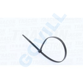 Tracon kábelkötegelő normál, fekete 290,3,6mm