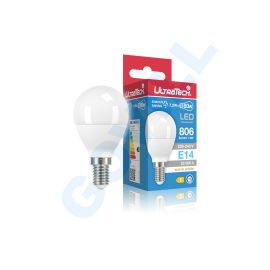 UltraTech LED gömb izzó E14 7,2W 806lm 3000K 240 fok 25000óra