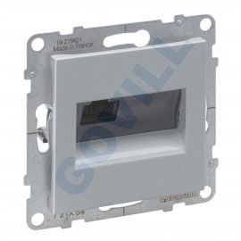 Legrand Suno RJ45 Cat.6A UTP csatlakozóaljzat, alumínium