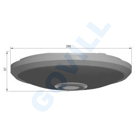 UltraTech LED infravörös, mozgásérzékelős lámpatest  20W 1800lm  IP20