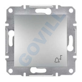 ASFORA Egypólusú nyomó, csengőjel, rugós bekötés, alumínium