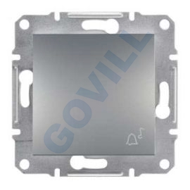 ASFORA Egypólusú nyomó, csengőjel, rugós bekötés, acél