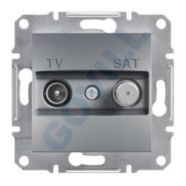 ASFORA TV/SAT aljzat, átmenő, 4 dB, acél 