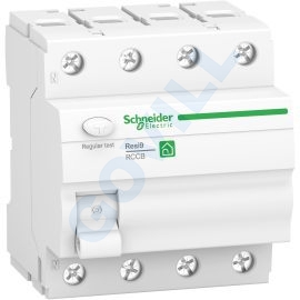 Schneider RESI9 fi-relé AC oszt. 4P 63A 30mA