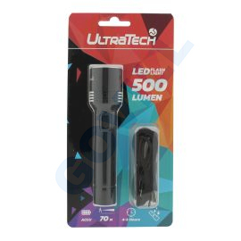 UltraTech elemlámpa tölthető, 500lm, 3fokozat
