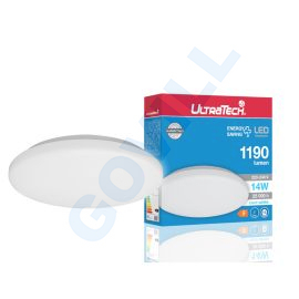 UltraTech LED mennyezeti lámpatest  14W 1190lm 4000K  IP44