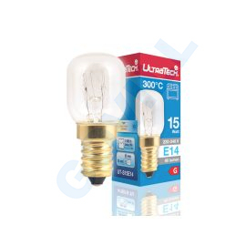UltraTech sütőizzó izzó E14 15W 90lm 300fok 25x55mm