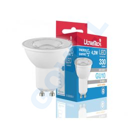 Ultratech LED spot GU10 4,9W 535/500Lm 3000K